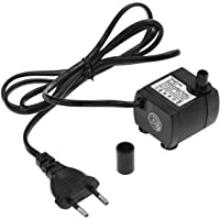 UEETEK Bomba de agua sumergible 300L - H 4W Ultra silenciosa para fuente de tanque de peces de acuario de estanque…